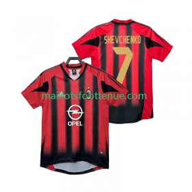 Maillot/Tenue AC Milan SHEVCHENKO 7 2004 Retro Domicile 2005